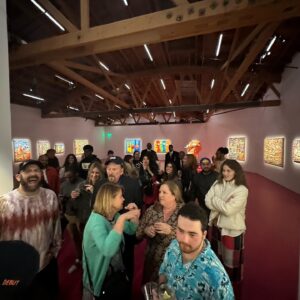 Justin Roiland Instagram - My first traditional art gallery is open at the @utaartistspace in Beverly Hills until Jan 21. I am beyond grateful for the incredible team that put this show together. It was surreal to see these hanging in a gallery. Thank you to everyone at @unitedtalent for believing in me (more than I do in myself)