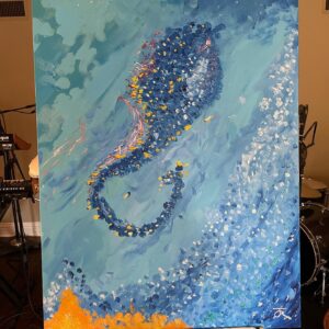 Justin Roiland Instagram - Lots of painting. Painting makes things feel better.