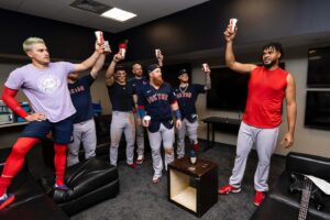 Justin Turner Instagram - Dear Boston,

Who knew that in eight short months a Southern California kid and his wife would be embraced by a “rival city” the way we were? The day I signed up to be a Red Sox was the end of practically a decade long run with my hometown team and I wasn’t sure how difficult making the move was going to be. We almost got off to a rough start just by the jersey number I was going to be wearing on my back. I knew how much the #2 worn by the late great Jerry “RemDawg” Remy meant to the Boston base but I made a promise to wear it with honor and make him proud. 

But it didn’t take long to feel the support and love from an entire city, one fastball to the face and I was in haha. From that first game, opening day against the Orioles, the second I stepped in the box to Augustana, I knew I was going to love calling Fenway Pahk my home. The energy the fans brought every single night, no matter who was in town or what day of the week and when it was most likely raining (what a wet summer, right?) was electric. There have been so many great players to call Fenway park their home and getting in the same box as Ted Williams, Jimmie Foxx, Jim Rice, Nomahhhh, Big Papi and The Laser Show to name a few, was a ‘pinch me’ moment. But it’s you, the fans that make that place so special. 

Kourt and I loved every second of being Bostonians and loved our New England adventures with Moon and Rigby. We had huge support in hosting our annual 5K Turner Trot with gorgeous views along The Charles River and finishing at The Hatch. Our favorite thing to do was walk the dogs around the city to new parks and reservoirs and everyone made us feel at home. It is almost insane how many great relationships we were able to build in such a short time. I really would like to name everyone but don’t want to risk leaving anyone out. So thank you to everyone in the Red Sox organization  for not only making it an easy transition, but making the city of Boston feel like a home away from home.

See you soon Boston, you’ll always have my respect!

JT