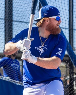 Justin Turner Instagram - Your first look at @redturn2 in OUR Blue‼️😁