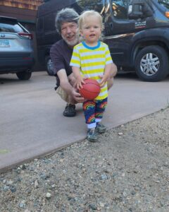 Justin Warner Instagram - I don't really know how to dump like the kids do but I'm filled with happiness for many reasons so I'll count them.

My uncle @joearnoldsacredart invited my lil fam to visit Estes Park, CO. I spent summers there as a hellion, sometimes literally kicking rocks. Little did I know that 20  years later I'd be fly-fishing obsessed.  @joearnoldsacredart booked me a guided trip with @kirksflyshop and they took real good care of yr boi and got me on some beautiful fish thanks to @gprizer.

My son got to hang out with some of the last buds on my side of the family tree, which made me very happy. I'm also happy he got to stomp around and carreen towards certain death in the places I used to do the same.  @maustalk gets the gold for being champion son-chaser. 

My auntie @d2hampton took the fam to @convergencestation (@meow__wolf) where my son got to press lots of buttons and for some reason sit contently in the back of space vehicles.

My cat, Diddums, is just too much.

Thanks, life!