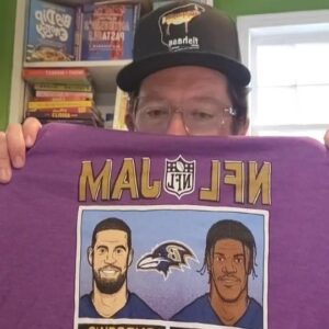 Justin Warner Instagram - Unboxing @homage @ravens gear because it's never too early to think of the @nfl