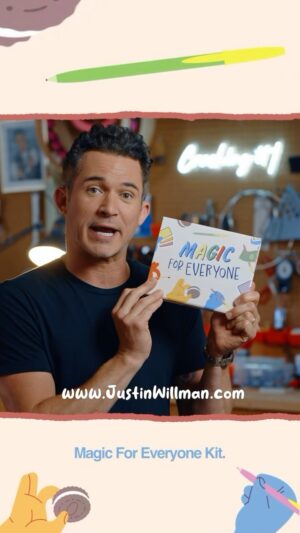 Justin Willman Instagram - Wanna learn magic? I got you! I created a new magic kit with eight of my favorite tricks and over an hour of personal instruction where I teach you everything you need to know to start blowing minds right away. All proceeds benefit Alzheimer’s research, so grab yours today! Link in my bio.