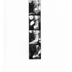Justine Nelson Instagram - Setting: February of a recent year- maybe 2020. A spacious photo booth where all three people fit into frame. 
Authors Notes: A slash (/) indicates overlapping dialogue. 
Scene one. 
It was a bar on a Monday night. It was busy but not too busy. It was loud but not too loud. It took a solid 45 seconds to get noticed by the bartender, which was a step up from the usual 2 minutes and 15 seconds.