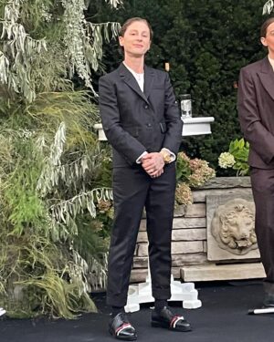 Justine Nelson Instagram - Pictured- a man in a suit. Followed by photos from a wedding I was utterly obsessed with.