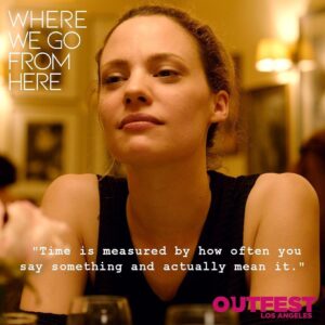 Justine Wachsberger Instagram - Meet Mathilde and Adele. “Where We Go from Here” is premiering at Outfest in July. Can’t wait for you guys to see it! Thank you @anthonymeindl for this magical adventure ❤️ #wherewegofromhere #outfest2019