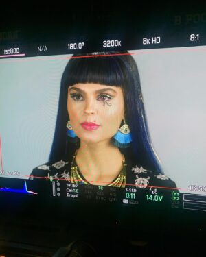 Jy Prishkulnik Instagram - In all her golden glory, I give you the beguiling Princess of the Nile, Miss Cleo de Nile 🪲

This post is dedicated to the skilled artists who brought every aspect of these characters to life, considering everything from the tiniest details to the cohesiveness of the entire cast. Ashley, I had the best time sitting in your chair every morning at 3 am as you painted my face and we gabbed about everything under the sun. To the entire hair team, you are wizards. Ellen and wardrobe, your vision is a dream.

To…

Makeup by: @ashley_pilkey 
Key Makeup by: @leahehman 
Key Hair by: Debra Wiebe @trishawnaalecia @miss_tamtam 
Key Wardrobe by: Ellen Anderson 

Thank you, thank you, thank you 🙏

To our wonderful viewers and fans, it continues to be my great honor to strut in miss Cleo’s bejeweled heels. Thank you for loving our movie and creating the kindest and fiercest Monster community💀💗

#monsterhigh #monsterhighthemovie #cleodenile #bts #hairandmakeup