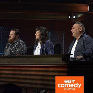 K. Trevor Wilson Instagram - It’s official now, October 11, 2021 @roastbattle Canada premiers on @ctvcomedy I had a blast working on this with @sabrinajalees, @russellpeters, Ennis and all of the comedians. Great job by @justforlaughs & @counterfeitpics. I have to say, it’s more fun in the judges side of the table #roastbattlescanada