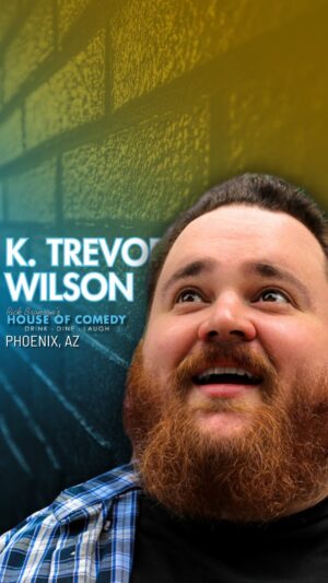 K. Trevor Wilson Instagram - Next week catch K. Trevor Wilson in Phoenix! You all know him from Letterkenny, but now you can catch him LIVE!

📸 @k.trevorwilson
🗓 March 28-30
📍 Phoenix, AZ