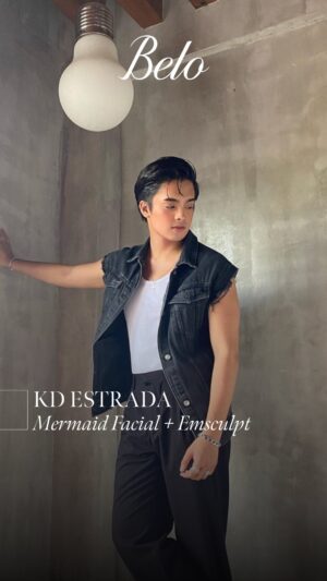 KD Estrada Instagram - Ready for a fresh start this 2024? We know @kdestrada_ is! Join him for his first Belo day of the year with a #BeloMermaidFacial and a #BeloEmsculptNEO session! 💪🏻🤍

You can try out these treatments yourself, too! Call 8819-BELO (2356) to book your appointment today !