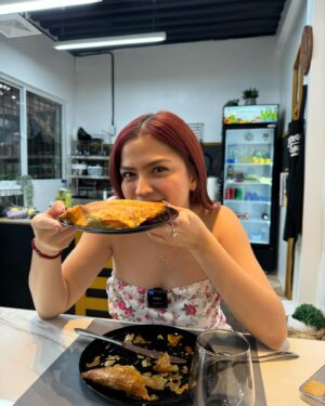 KD Estrada Instagram - promposal   cooking   dog   prettiest date in the world = happiness 🤍

see you at the prom 👑.