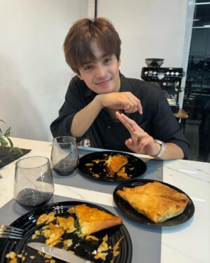 KD Estrada Instagram - promposal   cooking   dog   prettiest date in the world = happiness 🤍

see you at the prom 👑.