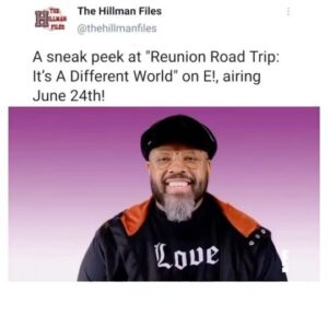 Kadeem Hardison Instagram - thanks @eentertainment  for getting the band back together. check yr local listings for times in yr area.