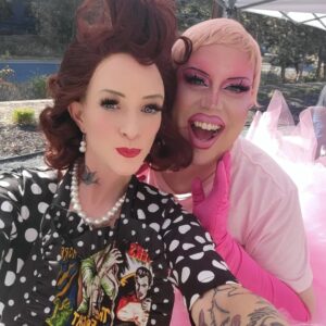 Kahlen Rondot Instagram - Got to judge a dog hallowee fashion show today @malcolmyardsmarket not a bad way to spend a Sunday summer day. And thank you to my adorable jigglypuff friend @sissy.tops for doing my lucy wig. So perfect. I wish everyday could be full of puppies, fashion, and ice cream. Thank you to my work @bebe.zito for always having such fun and creative ways to have fun.