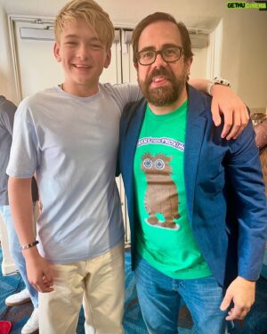 Kaido Lee Roberts Instagram - My sister Ciera Roberts and I were invited to a movie screening for, Invaders From Proxima B. We enjoyed meeting all the actors, including Chuck the alien! Thank you for the invite, and for invading our world Chuck! @ciera_marie_roberts @invadersfromproximab @wardroberts  @mikecnelson1 @vidiots @drexelbox @malibutalentpr @zarajirgis #chuckthealien #kaido #mikey #moviescreening #alieninvasion #familymovie #comedy