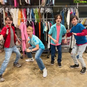 Kaido Lee Roberts Instagram - Great week on set at BRAT TV working with all these amazing actors! Thanks BRAT TV! @brat @kiarrabeasley @ayiahsoufi @avalillianaotto @cherrishandsavannah @mackenzieandmallory @imreeseherron @lisi.shops_ @wong_quadruplets @ayiahsoufi @alex.twong #brattv #kaido #mikey #mikeymiller #youtube #kaidoleeroberts #onset