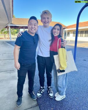 Kaido Lee Roberts Instagram - Playing a student on a Zhong video. It was so much fun hanging out in a real school with other kids. I am home schooled and I’ve never gone to a real school. Thanks Zhong, Kat, and Jarad for the awesome day on set! Zhong and his crew were hilarious! @zhong @katrinabuno @thejakerona @realdealmada  #atschool #bully #kaido #mikey #onset #kidvideos look @sassyserenity2010