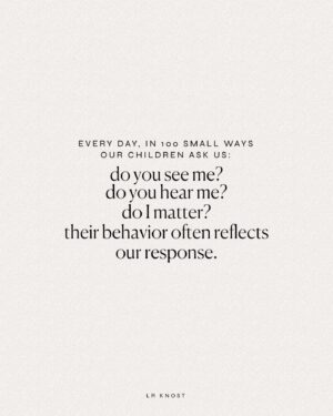 Kaitlyn Sapp Instagram - So often children are simply trying to share what matters to them, to feel seen and heard and because of years of the conditioning that children are to be “seen (different kind of seen here, ᴖ̈ ) and not heard” we have this subconscious program running that constantly ruptures the daily opportunities for connection that our children put right into our hands if we aren't aware.

Conscious parenting isn't about being "nice" and talking in a sweet performative voice and not being dysregulated… It is so much more about the authenticity piece.  The listening piece.  The curiosity. 

When we do this, everything shifts not just for our children but for ourselves as we realize our point of view has always mattered too, and so have we as people.