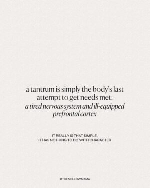 Kaitlyn Sapp Instagram - Tantrums are just a big 🚩 for us to slow down, evaluate our environment, consider our child’s perspective and needs— disconnection, punitive measures, joining the chaos ourselves and modeling erratic, out of control behavior for them to learn from all make the situation so much harder for everyone & can even perpetuate the very cause of the initial tantrum.

I have a few YouTube videos all about tantrums that I recommend checking out & would love to know your thoughts in the comments!
