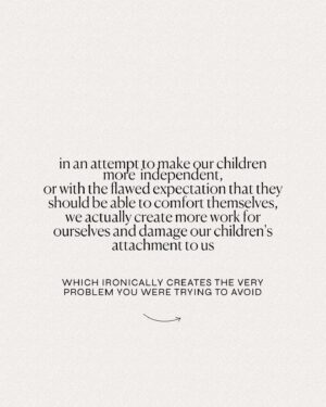 Kaitlyn Sapp Instagram - Most parents operating out of fear miss out on some obvious flaws in their approach— 

If you want confident, adaptable children who become confident, adaptable adults… the answer is not LESS connection and availability, it’s moreeee.

When our children feel safe, everyone has the opportunity to rest more & operate in a state of stress less.