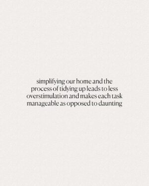 Kaitlyn Sapp Instagram - There is so much research around the psychological benefits of a clean space. Just the mere act of tidying up makes all of us feeel different & I’ve seen this advice time and time again and thought… I’m a much better, happier, more peaceful and present mother when I do the exact opposite.

I included my mindset shift and things that genuinely help me in hopes that they’ll help someone else too, but as always would love to know what brings more peace into your daily life when it comes to this in the comments so we can all grow together. 🙏🏼