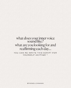 Kaitlyn Sapp Instagram - Even if you’re not directly making these statements, our children are always looking for cues and communication from us regarding how hard or easy it is for their needs (especially the need for connection) to be met— 

What are you communicating? 
Whatever it is, your children might, like us adults, spend their whole life subconsciously pointing it out to themselves.  Whether it serves them to or not… definitely whether it is true or not too. 

I recommend my mellow moments on my website if you need a hand regulating your emotions or re-writing your inner voice with my affirmations, ☁️ www.themellowmama.org