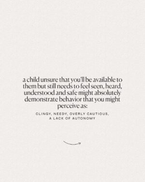 Kaitlyn Sapp Instagram - Most parents operating out of fear miss out on some obvious flaws in their approach— 

If you want confident, adaptable children who become confident, adaptable adults… the answer is not LESS connection and availability, it’s moreeee.

When our children feel safe, everyone has the opportunity to rest more & operate in a state of stress less.
