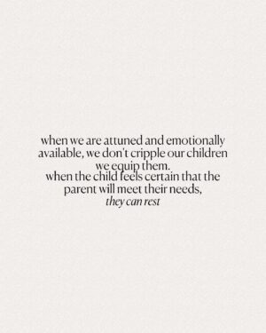 Kaitlyn Sapp Instagram - Most parents operating out of fear miss out on some obvious flaws in their approach— 

If you want confident, adaptable children who become confident, adaptable adults… the answer is not LESS connection and availability, it’s moreeee.

When our children feel safe, everyone has the opportunity to rest more & operate in a state of stress less.