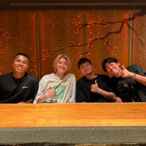 Kaito Sakurai Instagram - 久々に会ったサッカー仲間たち⚽️
楽しかった〜

@joel_fujita0216 
@kein_sato 
@rihito_yamamoto 

パリ五輪頑張れ💪💪💪