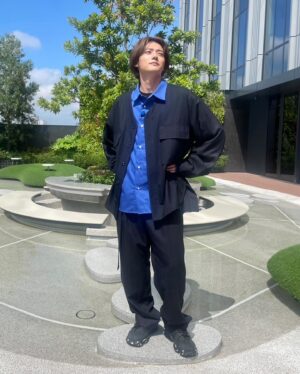 Kaito Sakurai Instagram - ブランチ衣装👕

【スタジオ】
pants:@casperjohn_gallery
　　　@sian.pr

shoes:@camper_japan

【トレンド部】
shirt:@casperjohn_gallery
　　　@sian.pr

shoes:@camper_japan