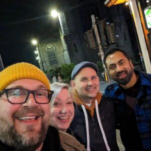Kal Penn Instagram - Best weekend with the best people. And a few peacocks. Congratulations @danielsloss @kara_mitchell93 💍 ❤️!