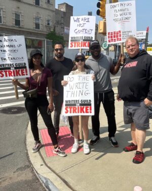 Kal Penn Instagram - Writers create the content that makes streaming services billions of dollars. The Union is asking for fairness in pay & very reasonable professional protections. Media executives love to tweet about equity - do the right thing and practice it.