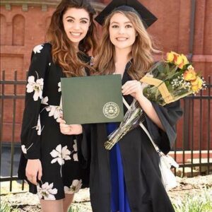 Kaley Ann Voorhees Instagram - CAN YOU BELIEVE?? My little sis @carolyn_corgi graduated from college this weekend!! ❤️ I’m so proud of you girl, I can’t wait to see what the next chapter has in store for you!! #somanypics !!