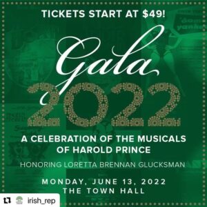 Kaley Ann Voorhees Instagram - Honored always to be singing for Hal @irish_rep , with @ciaranjsheehan , and in such great company! 🤍 
Hope to see you @townhallnyc on the 13th ✨