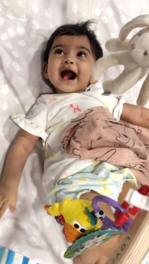 Kalyaan Dhev Instagram - My heart, my soul, the best thing that ever happened to me, the source of my smiles now, she is my daughter and she is my world! And it’s her birthday today, Happy Birthday 🥳 darling and a Merry Christmas 🎄 to you! Love you to bits! 🫶 Missing you so much, longing to see you 🍀 

#HBDNavishka
