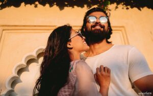 Kalyaan Dhev Instagram - 60 months, 260 weeks, 1825 days or five years, however I count, it all just adds up to love. Thanks for the magical 5 years, Happy Anniversary! @sreeja_kalyan 

#BetterHalf

📸 @josephradhik - Perfect timing Jo, thanks!