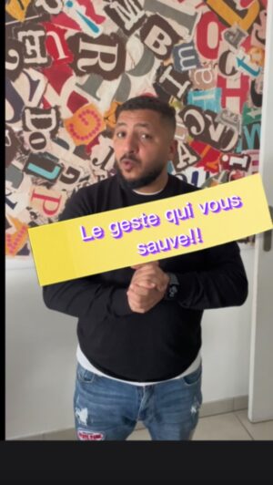 Kamel Djibaoui Instagram - Un geste simple qui peut vous sauver et vous soulager l’esprit!!😉 #funny #foryou #instagood #video #love #happy