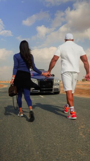 Kamel Guenfoud Instagram - With B.A.E in Dubaï ❤️. #love #dubai #bae #desert #partnerincrime 🔥