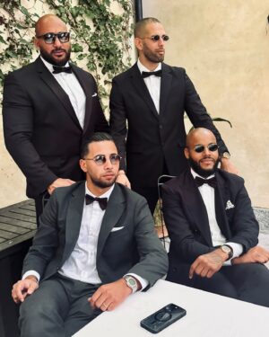 Kamel Guenfoud Instagram - Celebrating love in Como 🧡🤌🏼

Congrats @taylorwardx & @riyadmahrez26.7 🫶🏼 

#lakecomoitaly #lakecomo #comolakeitaly #kameltatouage #riyadmahrez26 #riyadmahrez #raismbolhi #islamslimani #slimani #kamelguenfoud #taylorwardx