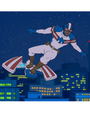 Kamil McFadden Instagram - Tonight you finally get to see a project I’ve been working on for the past year. I’m grateful for the opportunity and I’m so excited for you all to meet these characters. Tune in tonight at 7:30pm on Disney XD! #MarvelRising #Patriot