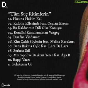 Kamufle Instagram - "Tüm Suç Ritimlerin" albümü 9 Şubat'ta bütün dijital müzik dinleme platformlarında yayında olacak. Albüm snippet videosu Kamufle YouTube kanalımda bulunuyor. Link bio'da detaylar yakında!