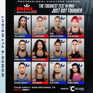Kana Watanabe Instagram - .
強者しかいない。
一番を決めよう

All are specialists.
Decide who is the strongest!

@pflmma 
@bellatormma 
#PFL #bellator