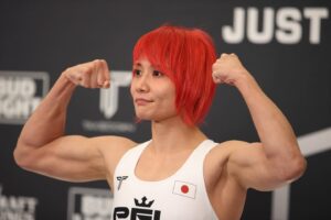 Kana Watanabe Instagram - .
計量パス
今回のコスチュームは白です。

Weigh-in pass.
I'm in white this time.

#PFL
#bellator
@pflmma
@bellatormma 
#mma
#weighin 
@fighters_flow