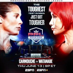 Kana Watanabe Instagram - .
See you in 2 weeks. 
2週間後に会いましょう。

#PFL
#pflregularseason 
#bellator
@pflmma 
@bellatormma 
#リベンジ
#Revenge