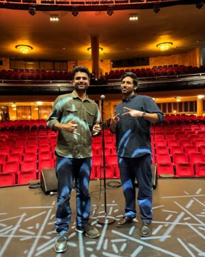 Kanan Gill Instagram - Paris, Köln, Birmingham, Manchester, London, London, Glasgow. Weeks: 2, Sun sightings: 1

Having a wonderful time on tour, wind in sails, liquids in a clear plastic bag, etc. Shows have been great in fine skies of brutalist undies. Perfect weather for my highschool playlist.

Thank you for coming! I’m on tour in Europe till the end of June, taking pictures this time to prevent iPhone memories from becoming glum slideshows of boarding pass screenshots.

All links in bio. You really should do the exercises the physio told you to, it’s not going to get better on its own.