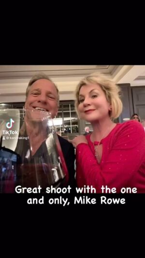 Kandra King Instagram - What a wonderful pleasure to work with Mike Rowe (our Dirty Jobs guy). When I ask people if they know Mike Rowe, the answer ALWAYS is, “The Dirty Jobs guy! I LOVE him”. #blessed
