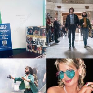 Kandra King Instagram - Congratulations to the
 #TheTrialoftheChicago7 for all it’s nominations and Wins! #HappyDance! #BestEnsamble #SagAwards Love ❤️ you team at #CrossCreek @TylerThompson @AllenFredrick @PajtonDauer
Congratulations to @AaronSorkin for #BestWriter and #BestDirector nominations and #Wins! @SachaBaronCohen #BestSupportingActor #BestScreenplay #BestFilm #BestCast @EddieRedmayne @FrankLangella
@MichaelKeaton @JeremyStrong @josephGordan-Levitt