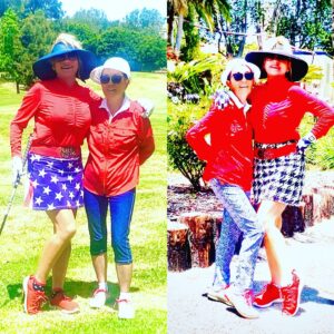 Kandra King Instagram - So delighted to play #PartnersBetterBall #Tournament with my fabulous #Partner, @GloriaYoung.  Even though we came in #SecondPlace, (we  weren’t going to beat a round of 59 & 66)! But we laughed a lot! Shout out to @SamGouldenGolf & @MNMLGolf for the prep! 
⛳️🙀🤗