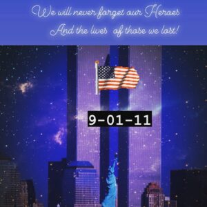 Kandra King Instagram - #NeverForget
#911 God Bless the #FirstResponders, the Heroes, the brave souls on the flights and all those families that lost loved ones.  We will never forget, even 20 years later! 9-11-01.  I remember that time so well. My sister Dawn was murdered on 9-1-01. My dog Jete’ died on 9-3-01 and then our hearts were shattered on 9-11-01.  We locked arms, mourned with one another, carried each other’s burdens. 
God Bless America! 🇺🇸