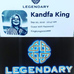 Kandra King Instagram - This is why vanity is not good! Tried to sign in without my glasses. Oops, now my name is Kandfa! @Legendary #LegendaryPictures #LegendaryEntertainment  You have to love their WiFi password KingKong2020 #KingKong #KingKongtheMovie #KingKong2020 #KingKong is #Legendary! 🤣🙀😎🥰